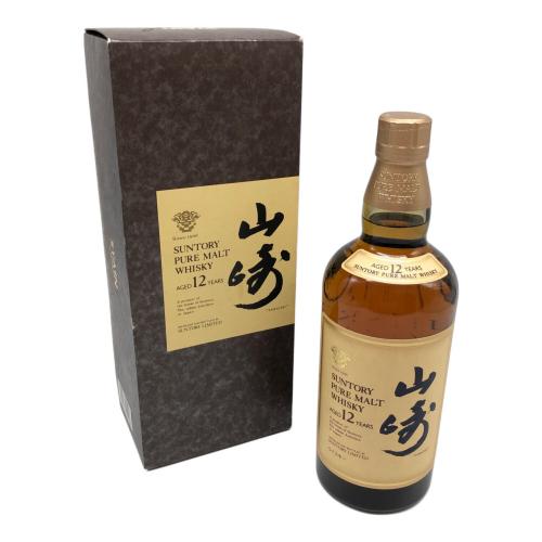 山崎 サントリーピュアモルトウィスキー 750ml 12年 未開封