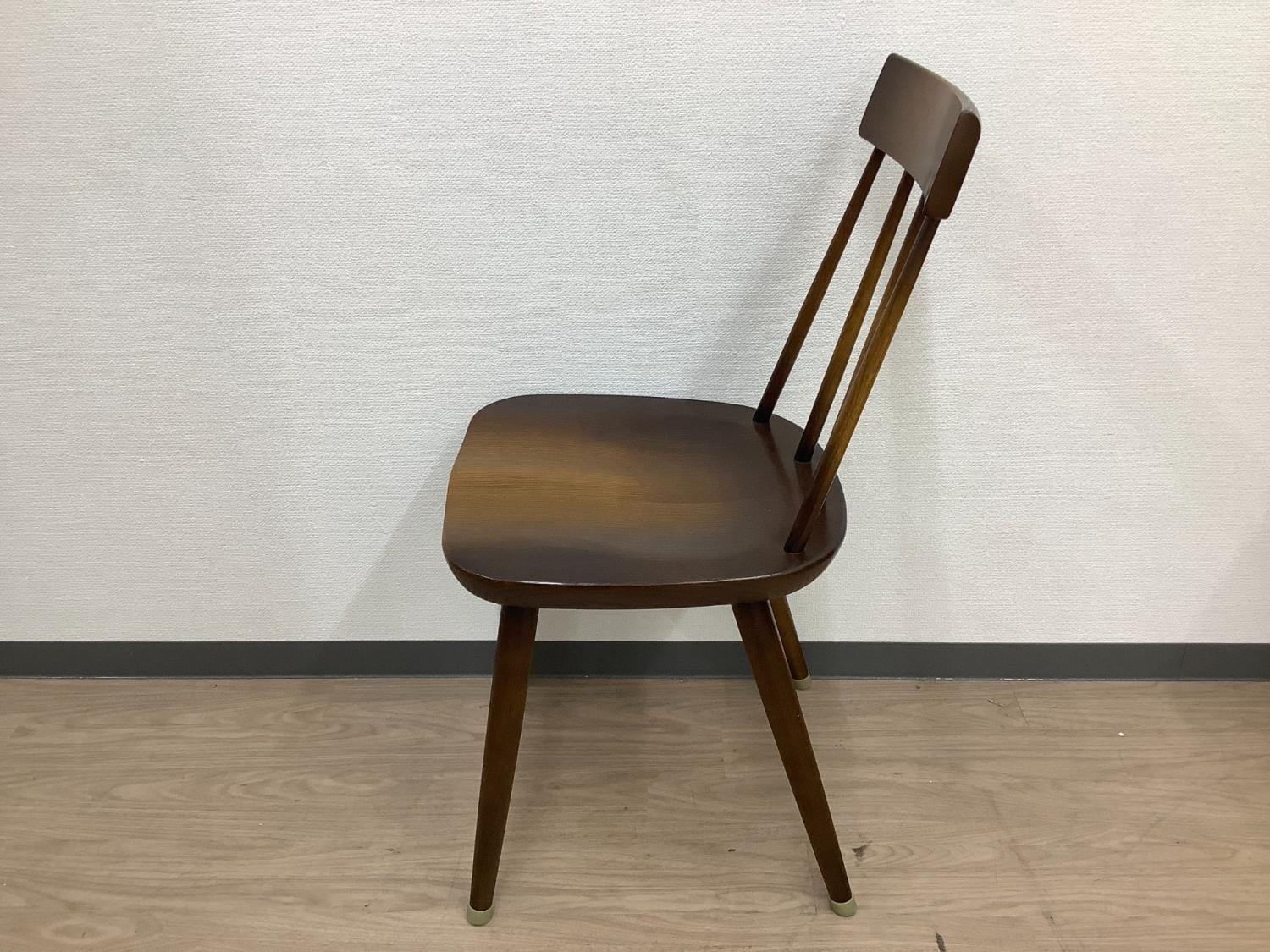 ☆【国産】☆飛騨産業☆ツグミ チェア ホワイト・オーク2脚 ①/4 ④/4