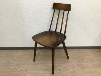 飛騨産業 (ヒダサンギョウ) ダイニングチェアー ブラウン タグ付 A VZ213N TUGUMI チェア