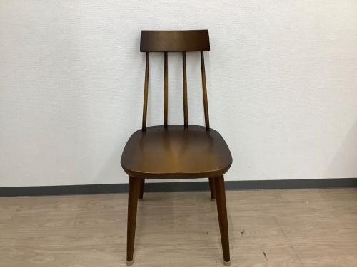 飛騨産業 (ヒダサンギョウ) ダイニングチェアー ブラウン タグ付 B VZ213N TSUGUMI チェア