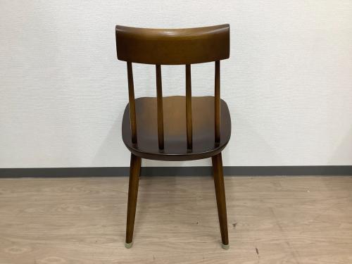 飛騨産業 (ヒダサンギョウ) ダイニングチェアー ブラウン タグ付 C VZ213N TUGUMI チェア