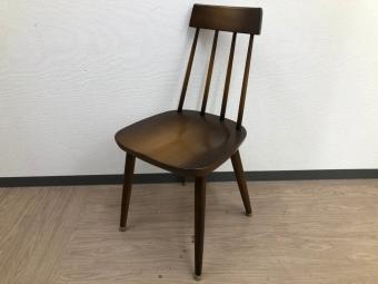 飛騨産業 (ヒダサンギョウ) ダイニングチェアー ブラウン タグ付 D VZ213N TSUGUMI チェア