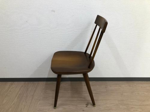 飛騨産業 (ヒダサンギョウ) ダイニングチェアー ブラウン タグ付 D VZ213N TSUGUMI チェア