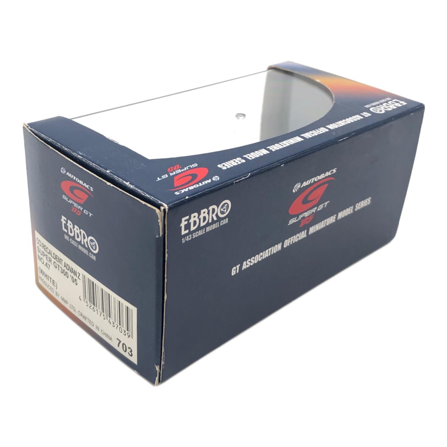 エンテロ3箱 モデルカー CCI Recaldent ADVAN Z Super GT300'05 No.47｜トレファク