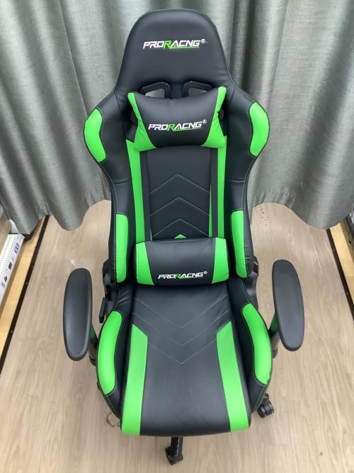 PRORACING (プロレーシング) ゲーミングチェア ブラック×グリーン