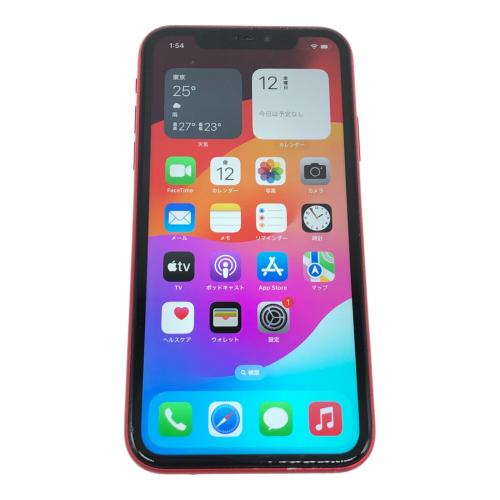 Apple iPhone11 	MWLV2J/ASIM FREE64GBバッテリー:Bランク(84%)