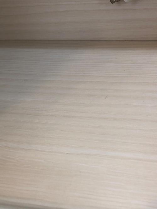 ステンレス天板キッチンカウンター ホワイト×シルバー  1枚扉 2段