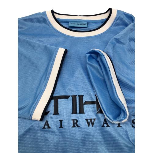 サッカーユニフォーム マンチェスター・シティ 2014年モデル/ETIHAD AIRWAYS メンズ SIZE S スカイブルー