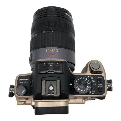 Panasonic (パナソニック) ミラーレス一眼カメラ レンズキット DMC-GH1 1398万画素(総画素) フォーサーズ 4/3型 LiveMOS 専用電池 SDHCカード対応 標準：ISO100～3200 FS9FC002768