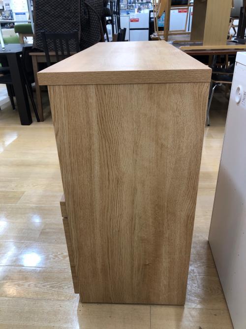 ニトリ キッチンカウンター ナチュラル  引き出し付 エトナ