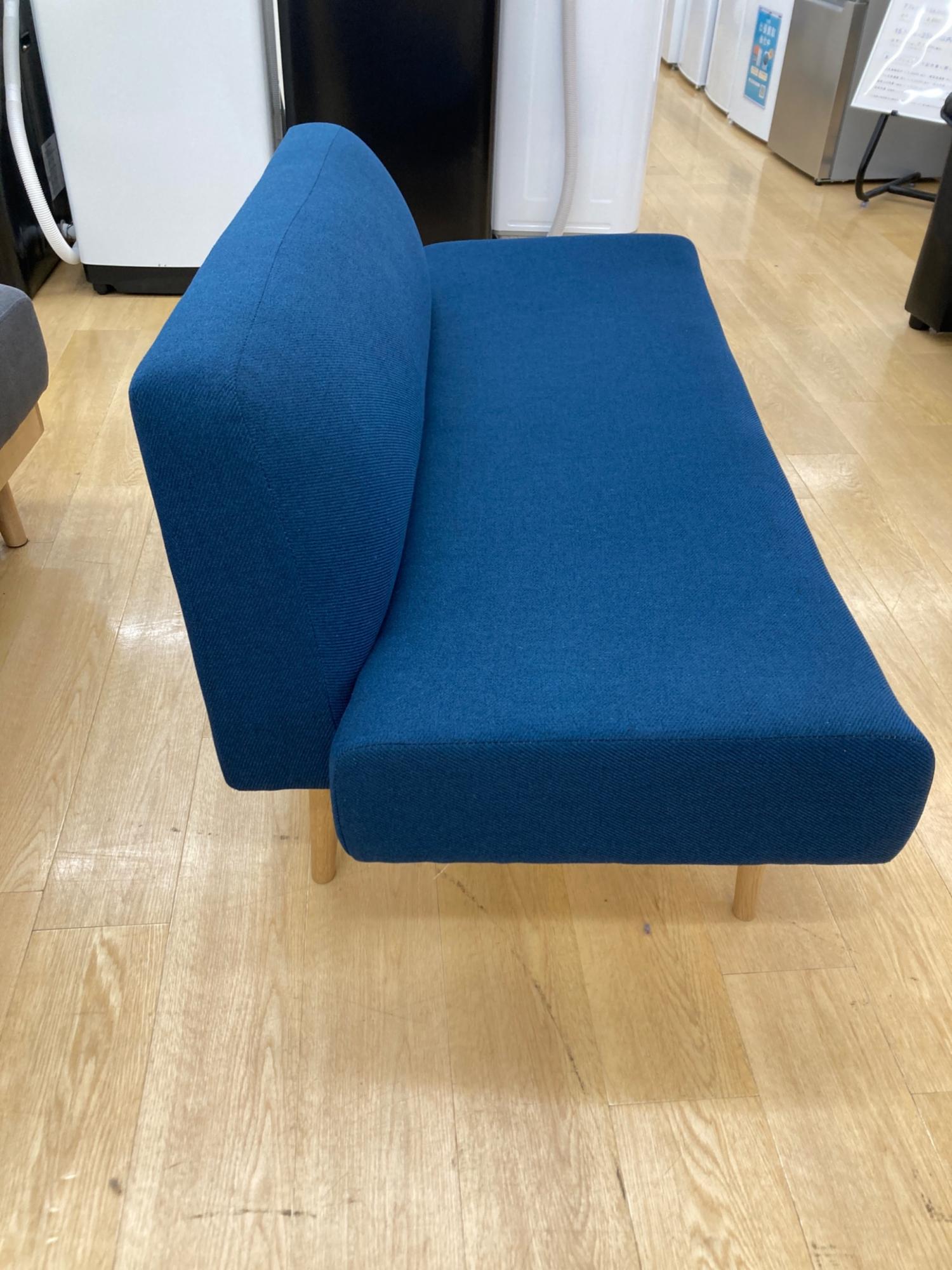 IDEE (イデー) 2人掛けソファー ネイビー ファブリック AO