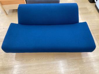 IDEE (イデー) 2人掛けソファー ネイビー  ファブリック AO