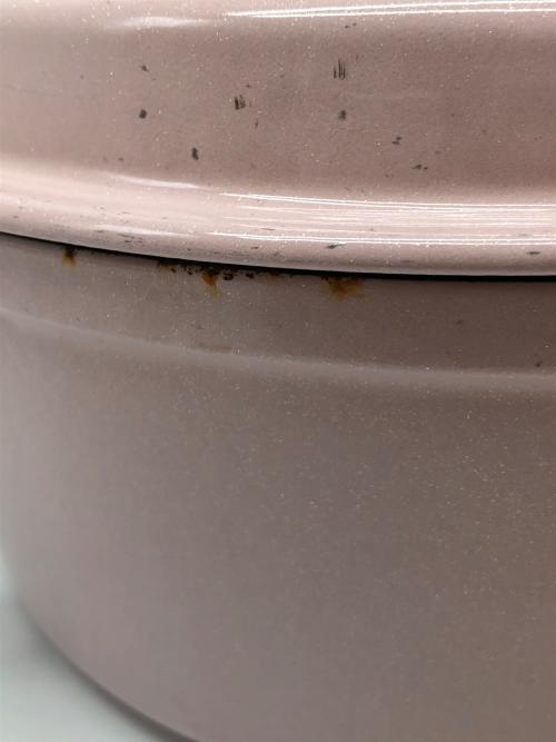 未使用　バーミキュラ オーブンポット ラウンド22cm パールピンク バーミキュラ オーブンポットラウンド22cm（パールピンク