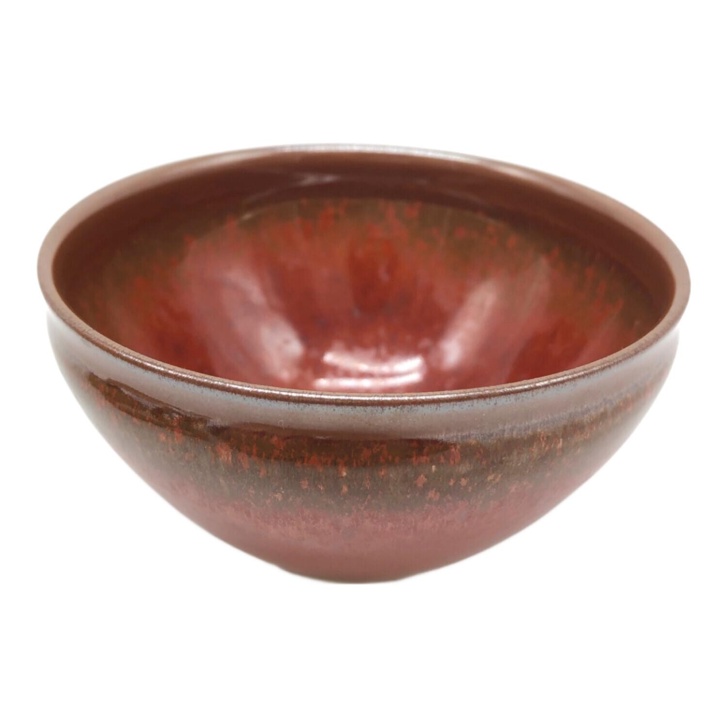 常滑焼 (トコナメヤキ) 茶碗 朱天目茶碗 久田重義 作｜トレファクONLINE