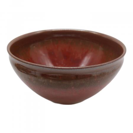 常滑焼 (トコナメヤキ) 茶碗 朱天目茶碗 久田重義 作｜トレファクONLINE