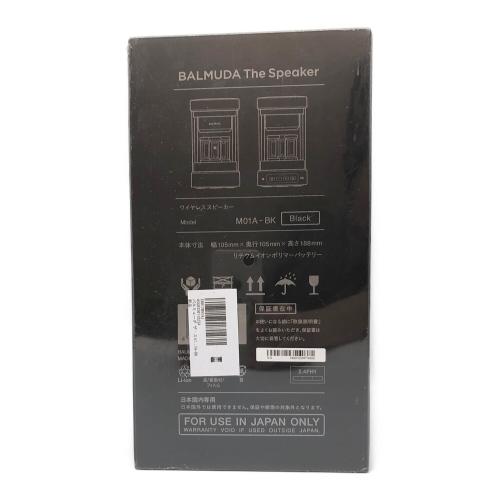 BALMUDA (バルミューダ) ワイヤレススピーカー M01A-BK Bluetooth対応 2020年発売モデル