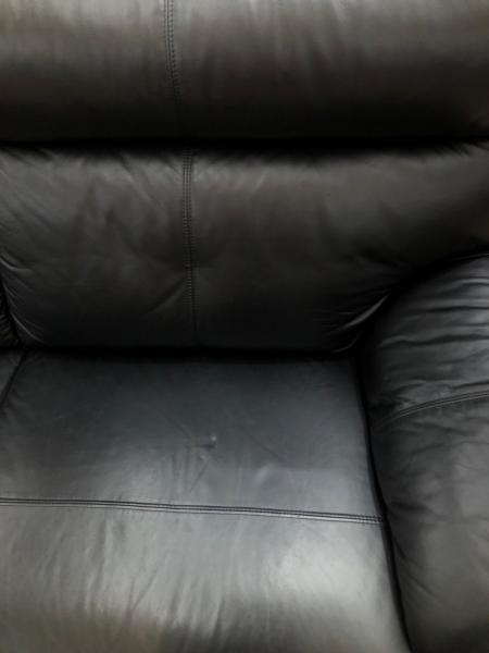 ニトリ 3人掛けソファ(ルーチェ2LT KD BK)｜トレファクONLINE