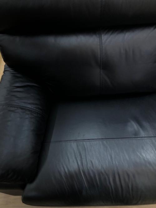 ニトリ 3人掛けソファ(ルーチェ2LT KD BK)｜トレファクONLINE