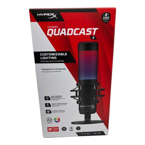 【中古品】【美品】Hyper x quadcast s マイク 中古〕HYPERX HyperX QuadCast S USBコンデンサーゲーミングマイク