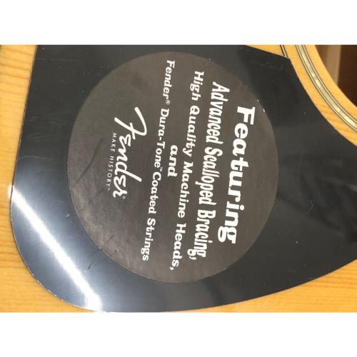 FENDER (フェンダー) ACOUSTICS エレアコギター CD60CE NAT-DS-V2