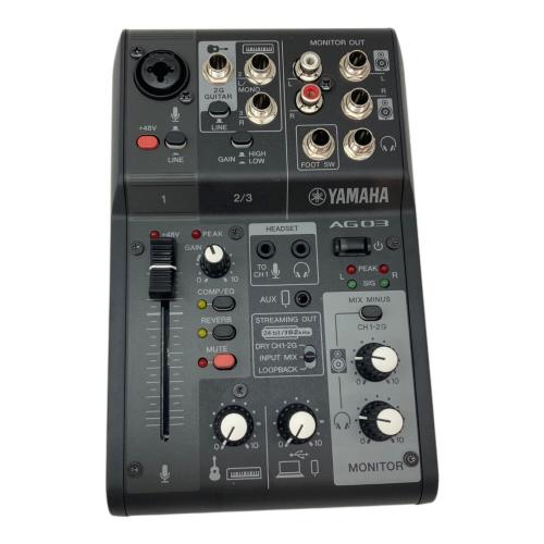 YAMAHA (ヤマハ) ライブストリーミングミキサー AG03MK2