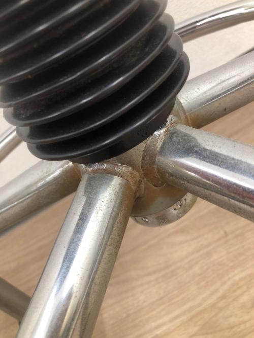 YAMAZEN (ヤマゼン) カウンターチェアー CB-388 ブラック×ブラウン