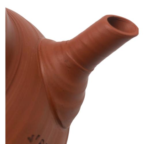 常滑焼 (トコナメヤキ) 急須　	村越風月 朱泥 茶注