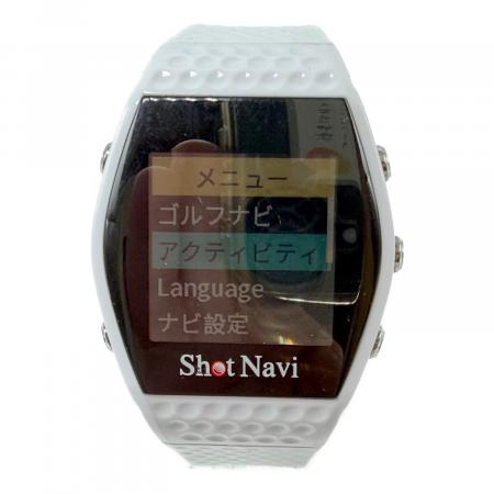 未使用　Shin-Navi Infinity GPSゴルフウォッチ ホワイト Shot Navi (ショット ナビ) ゴルフGPSウォッチ INFINITY ホワイト