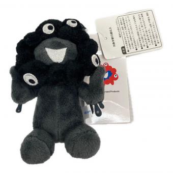 ミャクミャク ミャクミャク カラビナ付きマスコット(お座り) ブラック ヌイグルミ EXPO2025