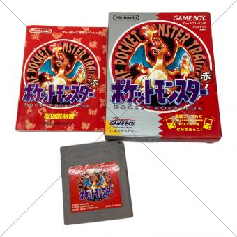 ポケットモンスター赤 ゲームボーイ用ソフト -