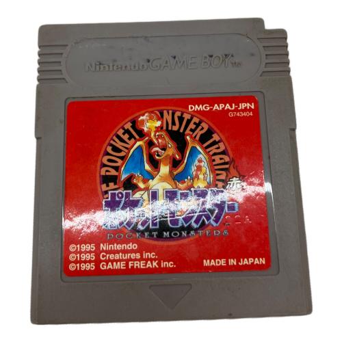 ポケットモンスター赤 ゲームボーイ用ソフト -