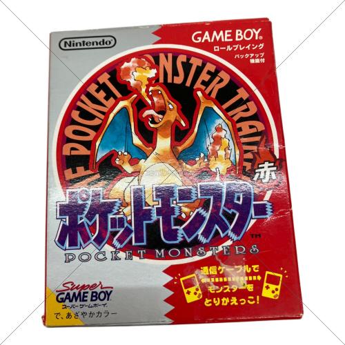 ポケットモンスター赤 ゲームボーイ用ソフト -
