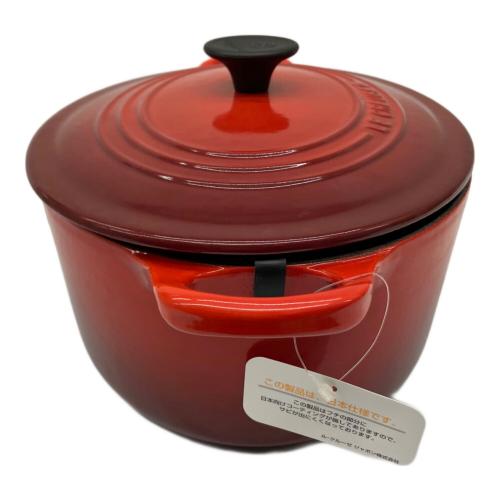 LE CREUSET (ルクルーゼ) 両手鍋 3.2ℓ SIZE 25cm レッド ココット・オーバル