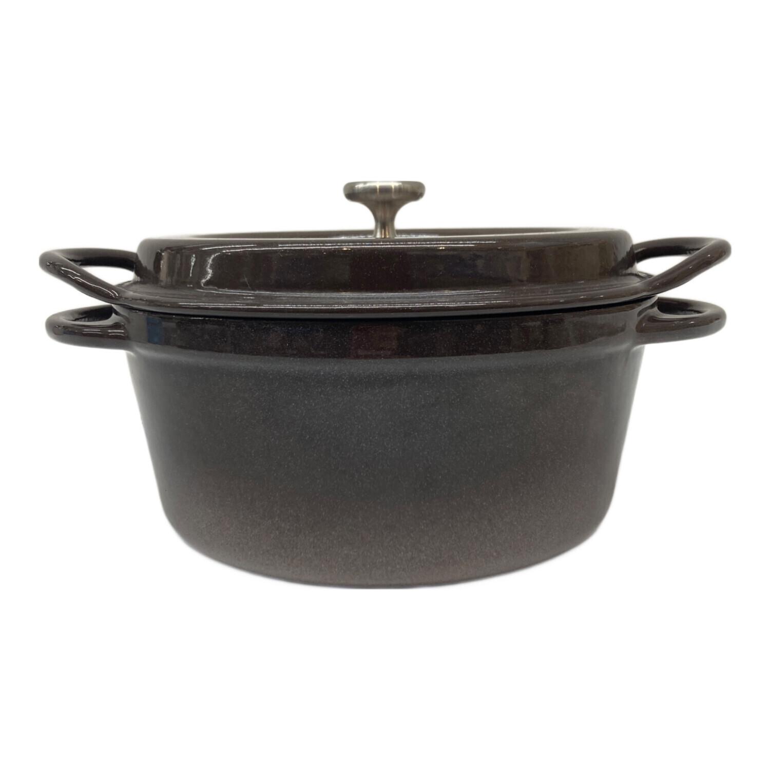 VERMICULAR 鋳鉄製 両手鍋 18cm 現状品 VERMICULAR (バーミキュラ) 両手鍋 18cm ブラウン｜トレファクONLINE