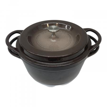 VERMICULAR (バーミキュラ) 両手鍋 18cm ブラウン｜トレファクONLINE