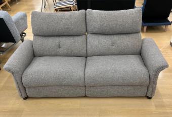 ニトリ 2人掛けリクライニングソファー 320 グレー Nピュール