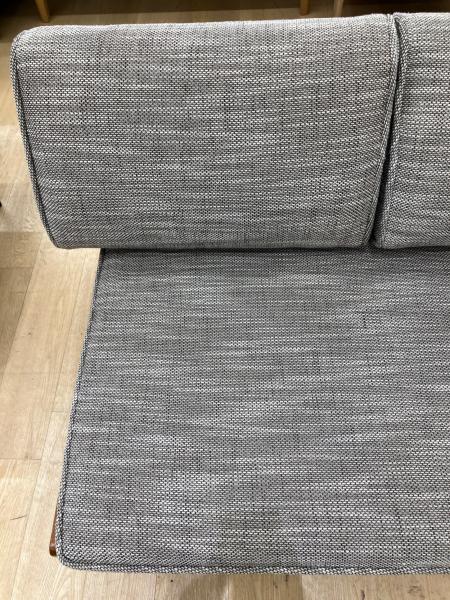 UNICO (ウニコ) 2人掛けソファー W121×D77.5×H77cm グレー×ナチュラル