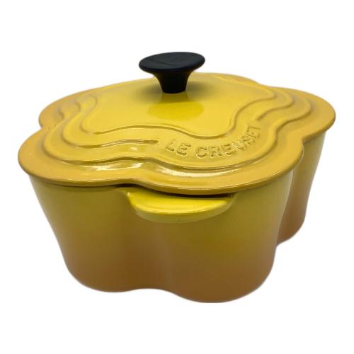 LE CREUSET (ルクルーゼ) 鍋 イエロー ココット・フルール