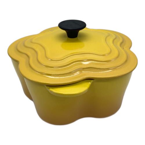 LE CREUSET (ルクルーゼ) 鍋 イエロー ココット・フルール