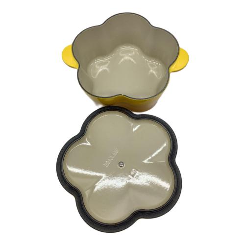 LE CREUSET (ルクルーゼ) 鍋 イエロー ココット・フルール