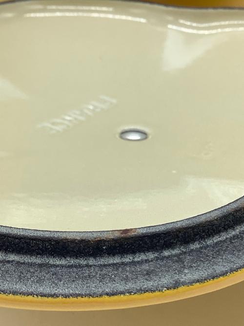 LE CREUSET (ルクルーゼ) 鍋 イエロー ココット・フルール