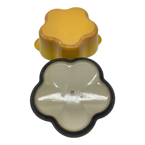 LE CREUSET (ルクルーゼ) 鍋 イエロー ココット・フルール