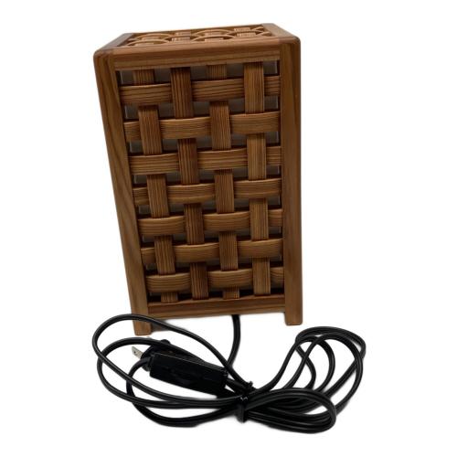 わにくらふと テーブルスタンド 2022年製 飛騨組子「千鳥格子」