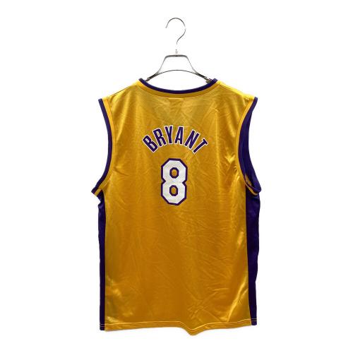 Champion (チャンピオン) 90sゲームシャツ #8 コービーブライアント  LAKERS NBA 古着 メンズ SIZE XL イエロー×パープル