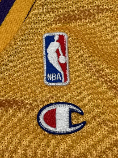 Champion (チャンピオン) 90sゲームシャツ #8 コービーブライアント  LAKERS NBA 古着 メンズ SIZE XL イエロー×パープル