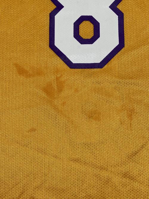 Champion (チャンピオン) 90sゲームシャツ #8 コービーブライアント  LAKERS NBA 古着 メンズ SIZE XL イエロー×パープル