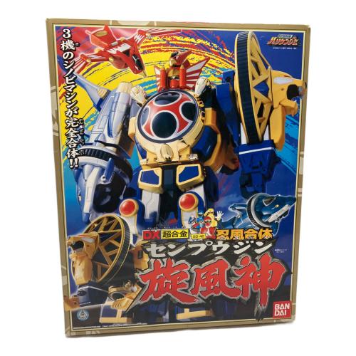 BANDAI (バンダイ) DX超合金 旋風神 戦隊ヒーロー プリントハガレ・キズ・ハリケンドルフィンにヤケ・ソードスラッシャー目立つ使用感有