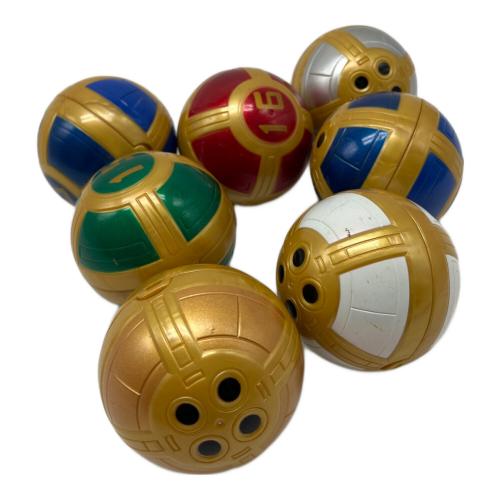 BANDAI (バンダイ) カラクリボール7個まとめ 戦隊ヒーロー 各ボール対応のメダル欠品