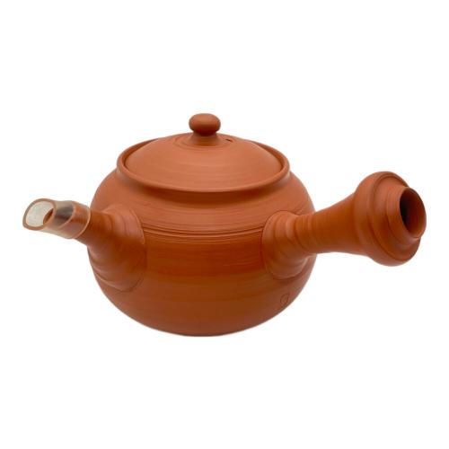 常滑焼 (トコナメヤキ) 茶器 急須1・湯呑み5セット 共箱・ウコン布・陶歴付
