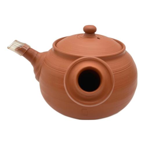 常滑焼 (トコナメヤキ) 茶器 急須1・湯呑み5セット 共箱・ウコン布・陶歴付